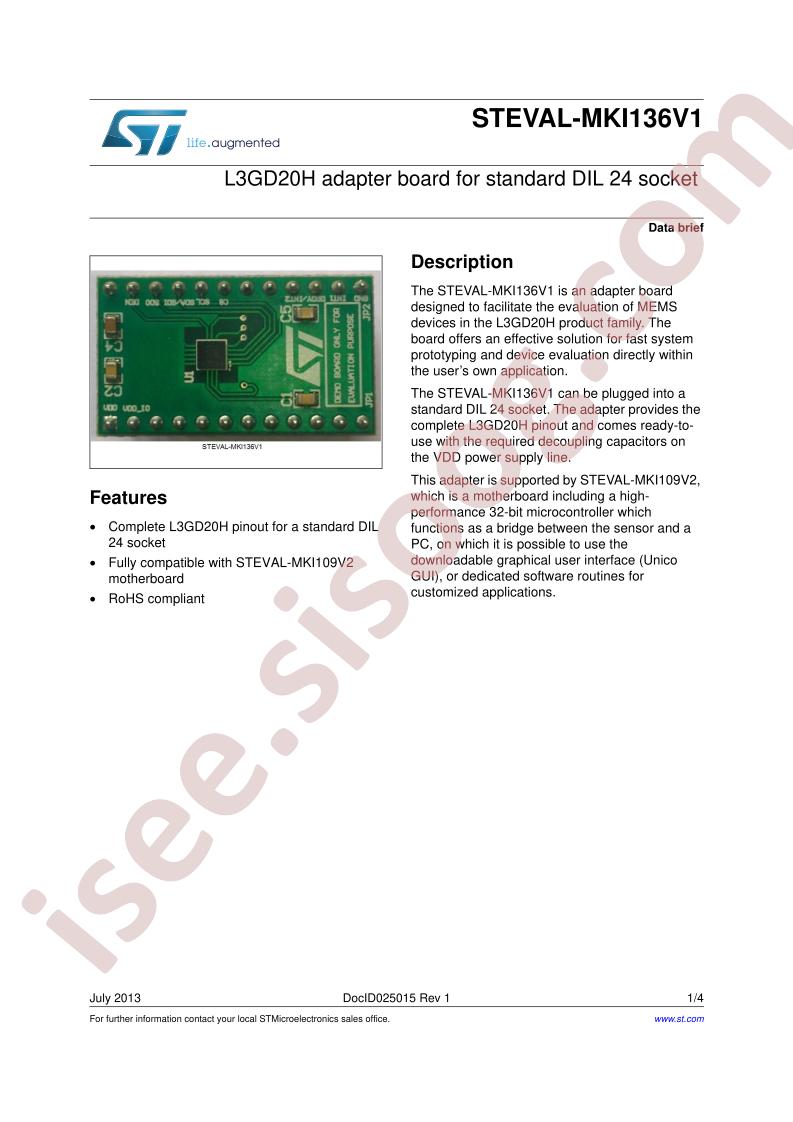 STEVAL-MKI136V1