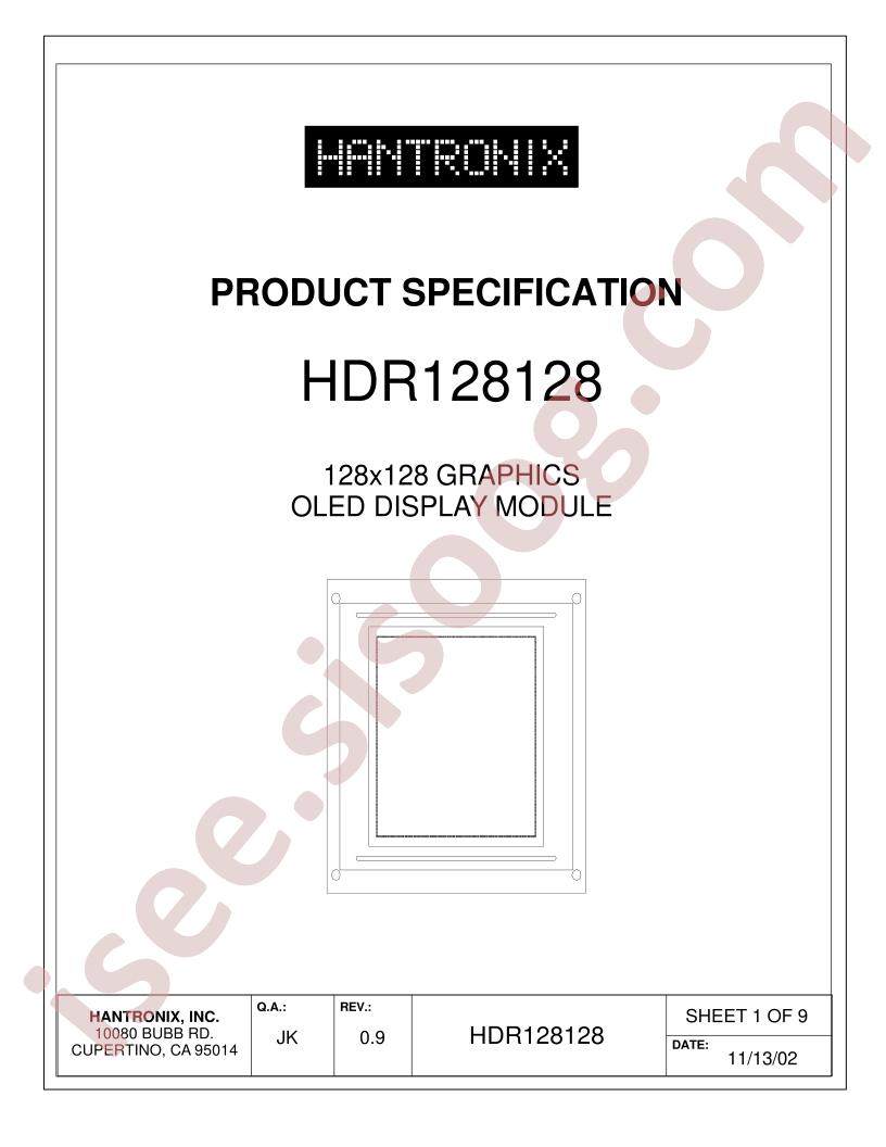 HDR128128