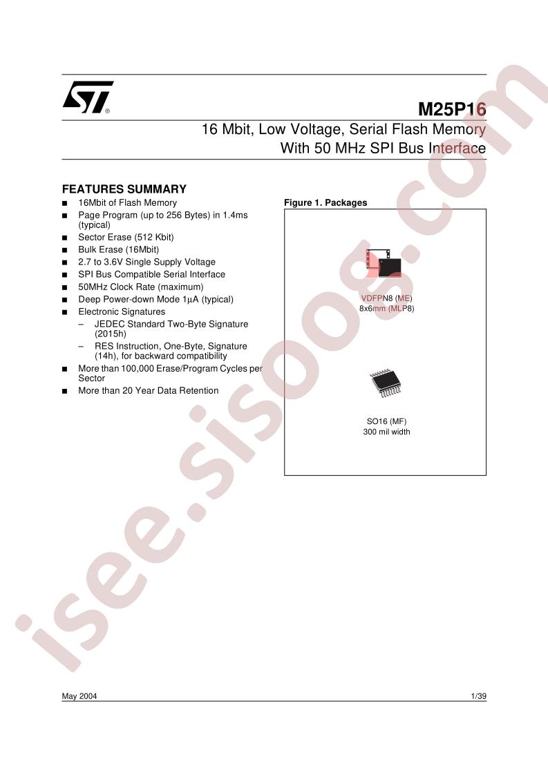 M25P16-VMF6G