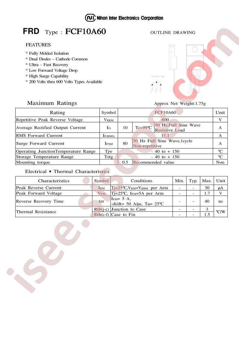 FCF10A60