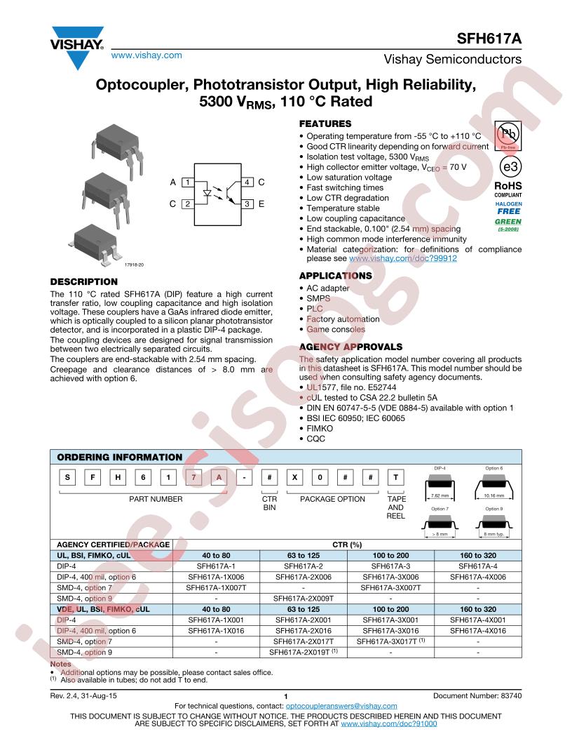 SFH617A-1X001