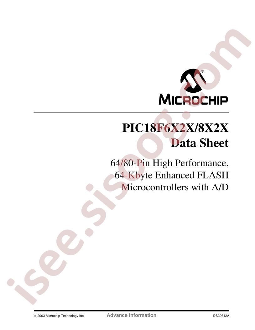 PIC18F6X2X