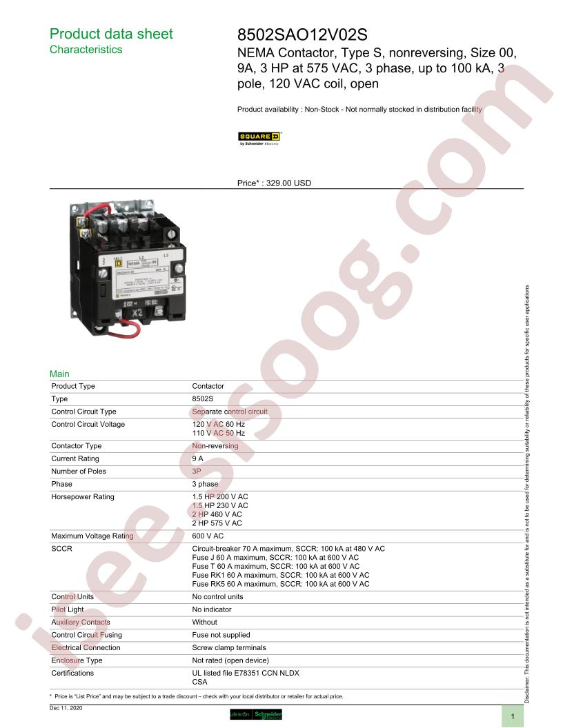 8502SAO12V02S