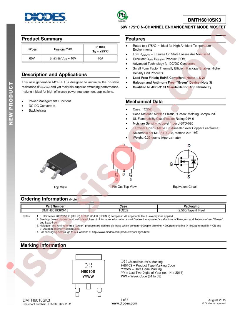 DMTH6010SK3