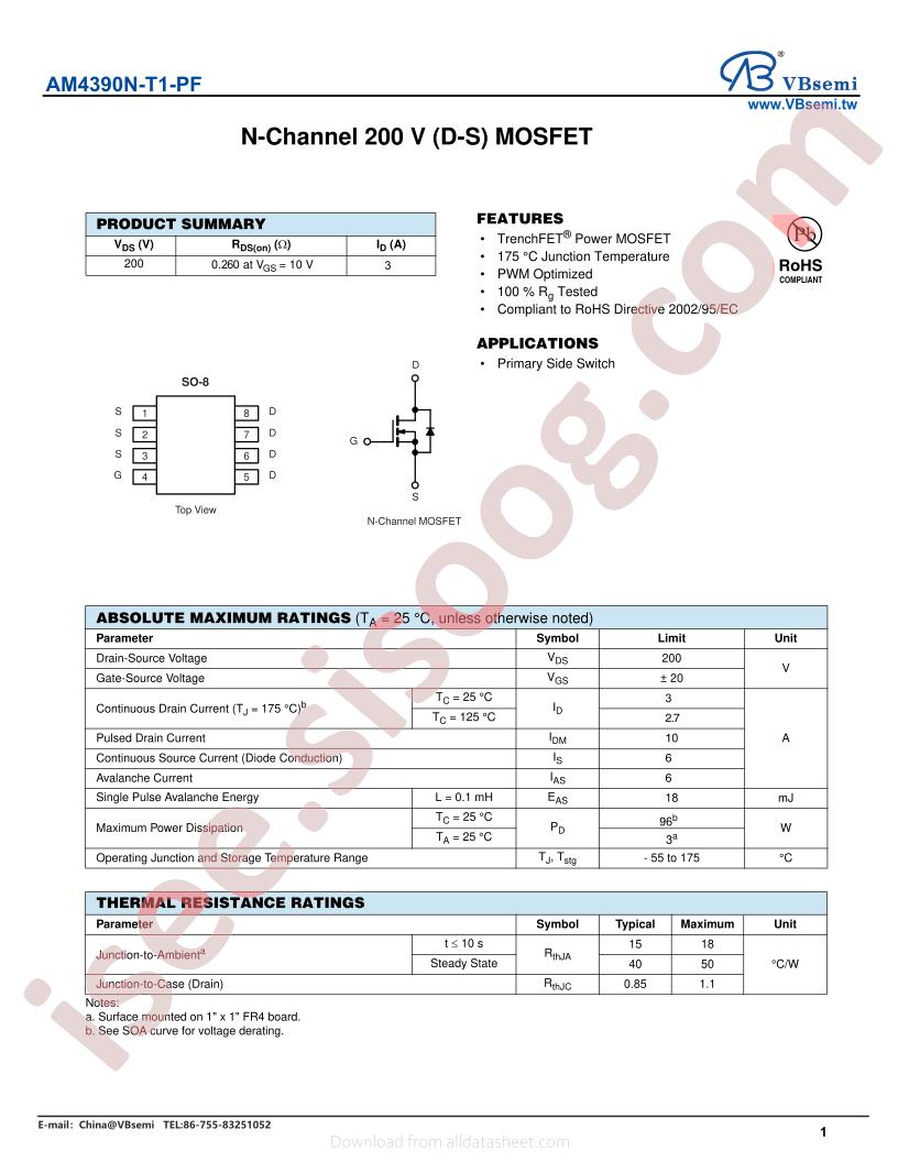 AM4390N-T1-PF