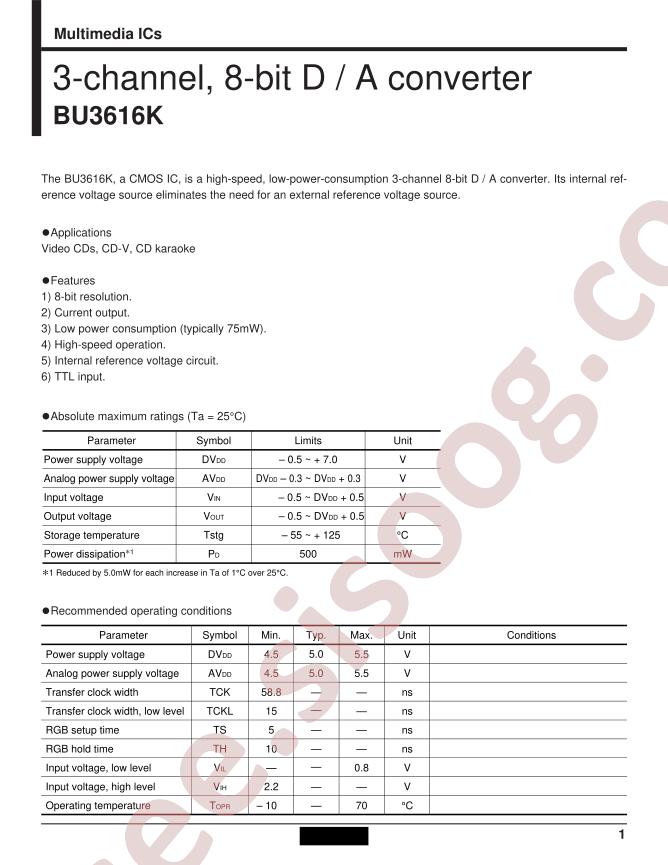 BU3616K