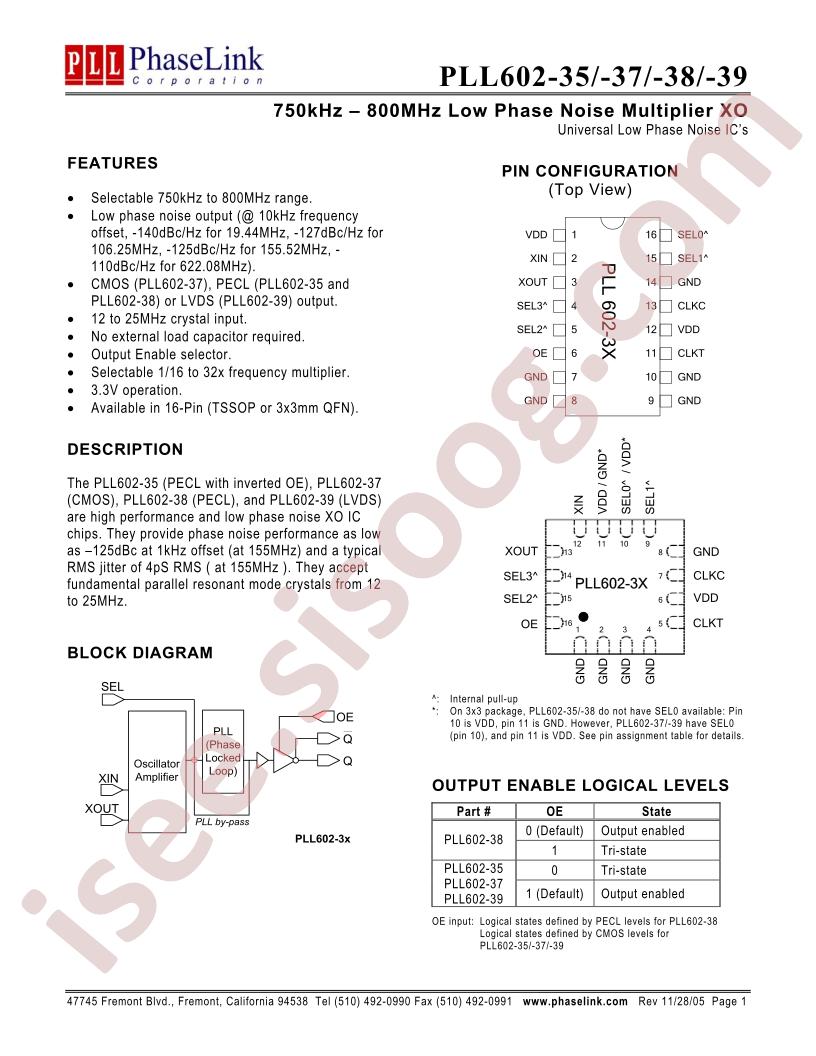 PLL602-38OC-R