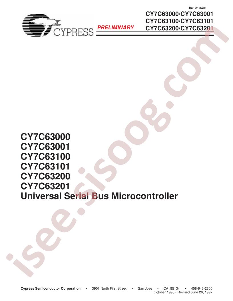 CY7C63200