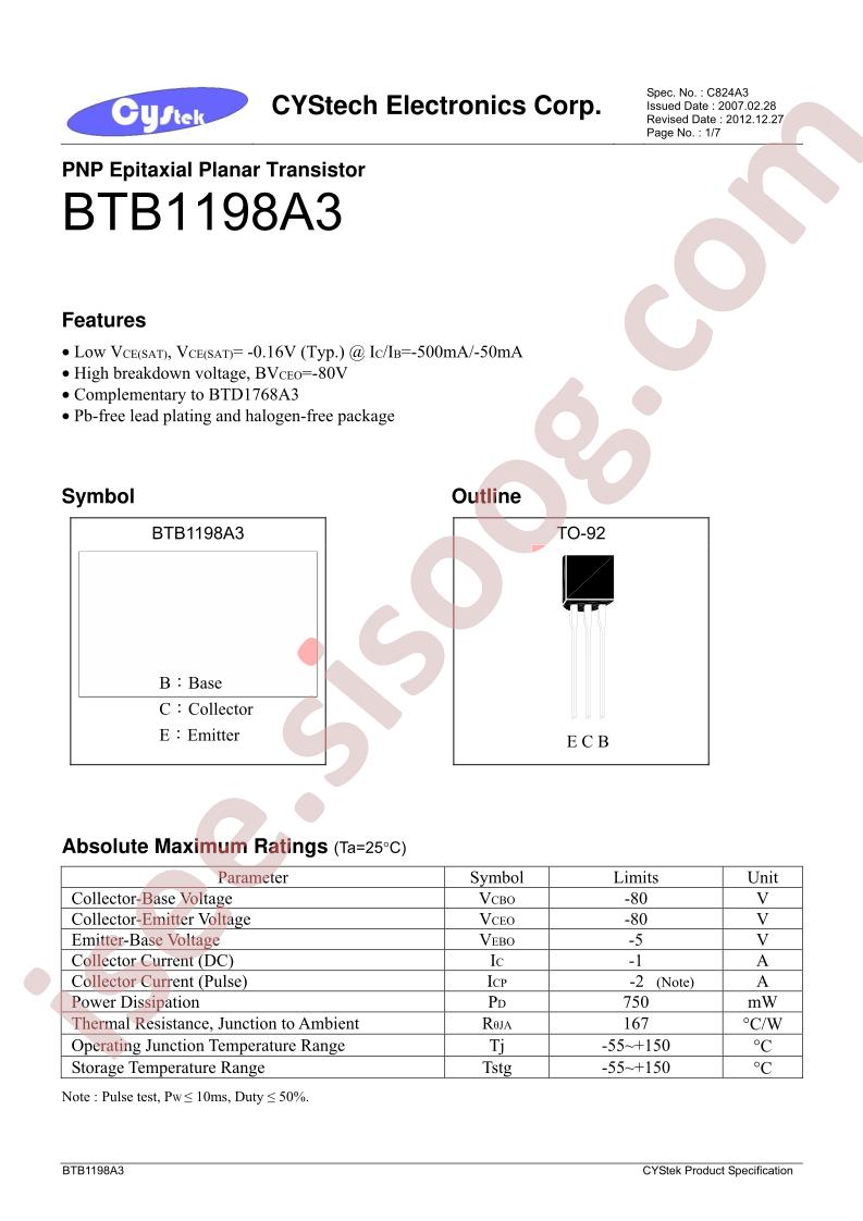 BTB1198A3