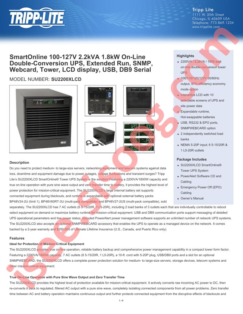 SU2200XLCD
