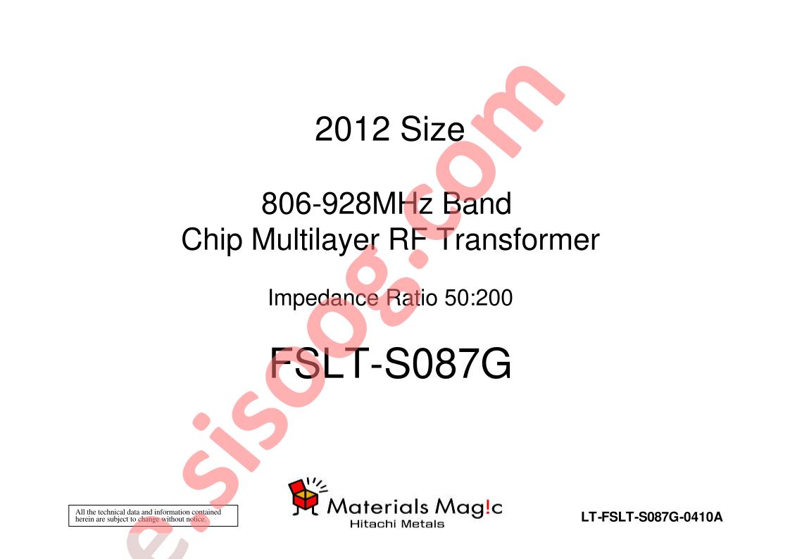 FSLT-S087G