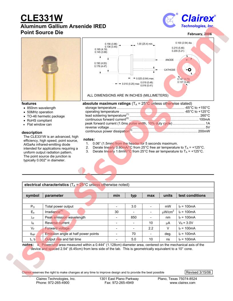 CLE331W
