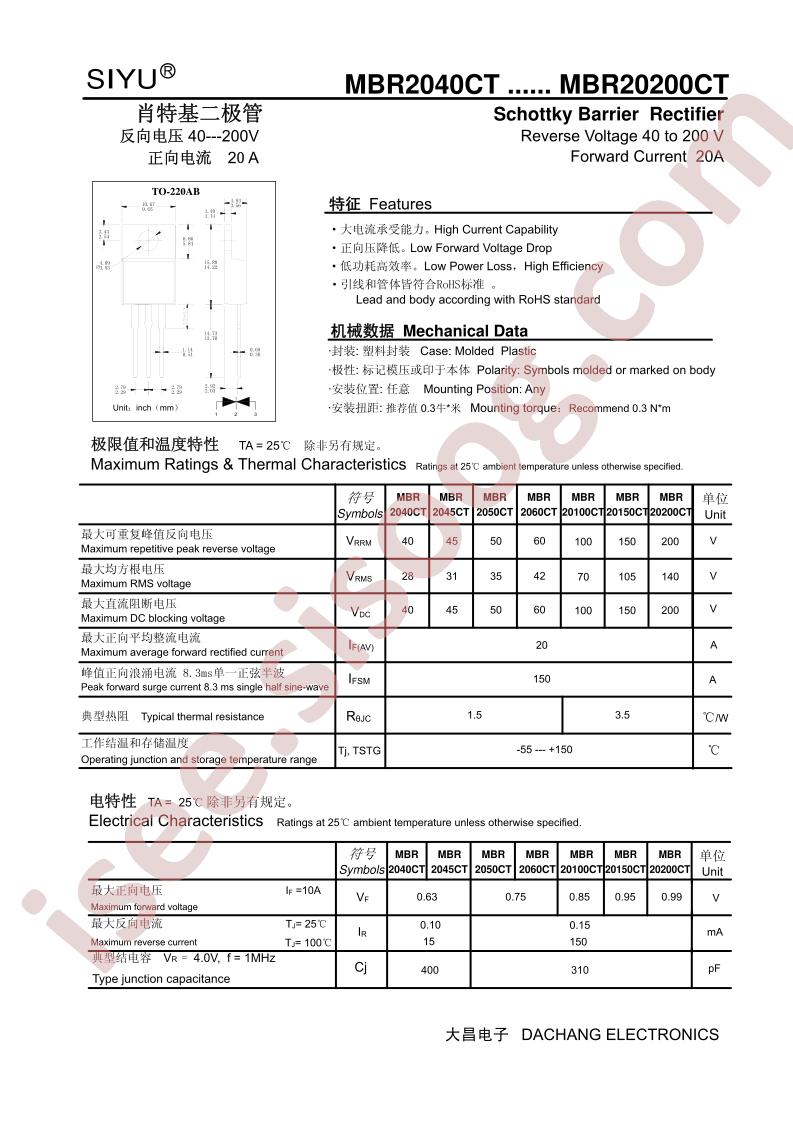 MBR2050CT