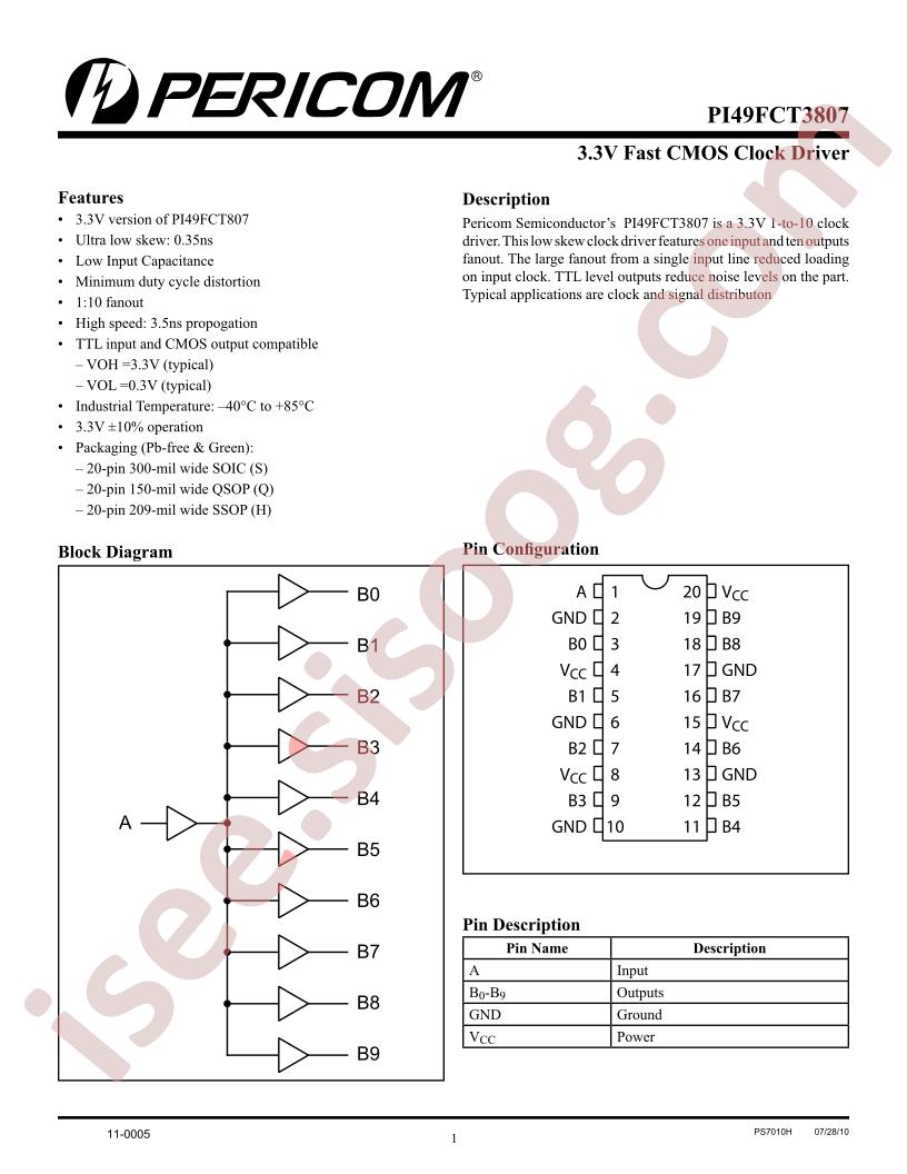 PI49FCT3807DHE