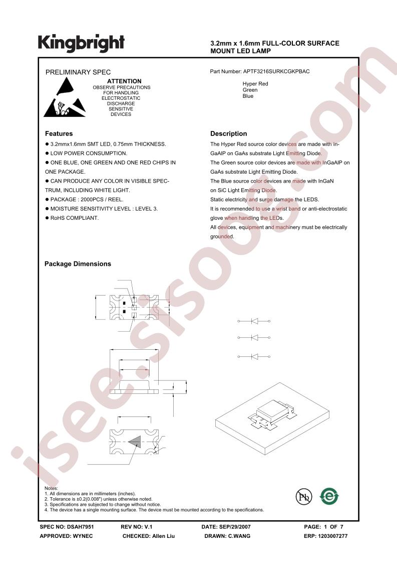 APTF3216SURKCGKPBAC