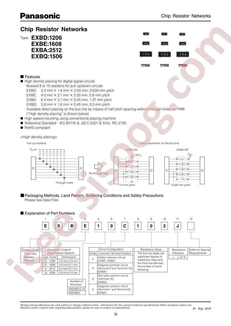EXBA16P103J