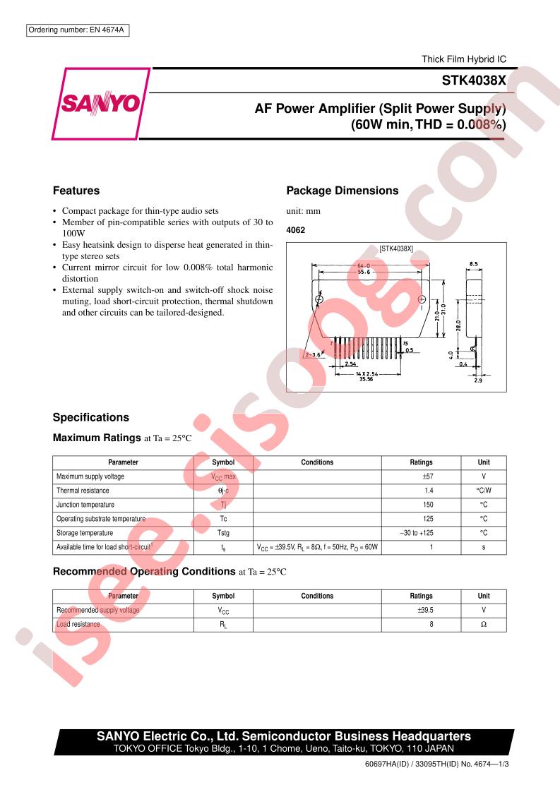 STK4038X