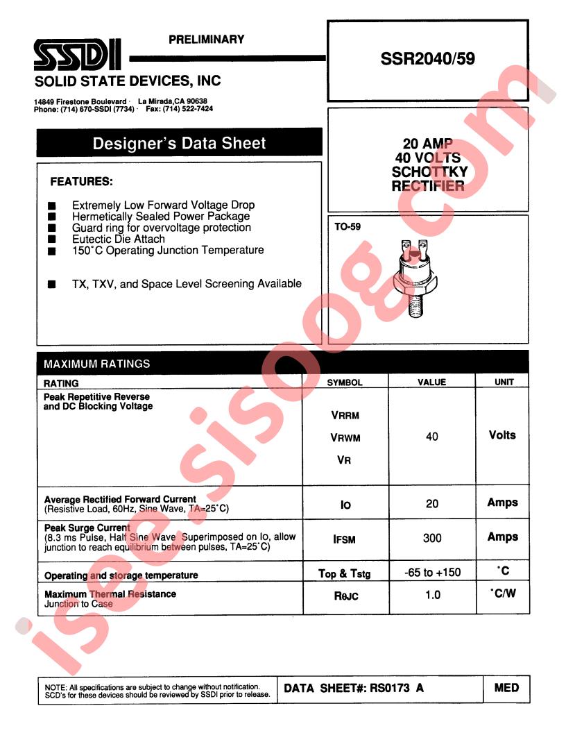 SSR2040-59