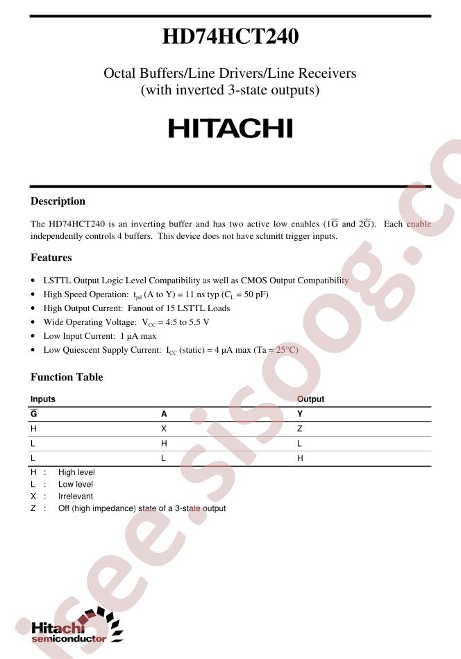HD74HCT240