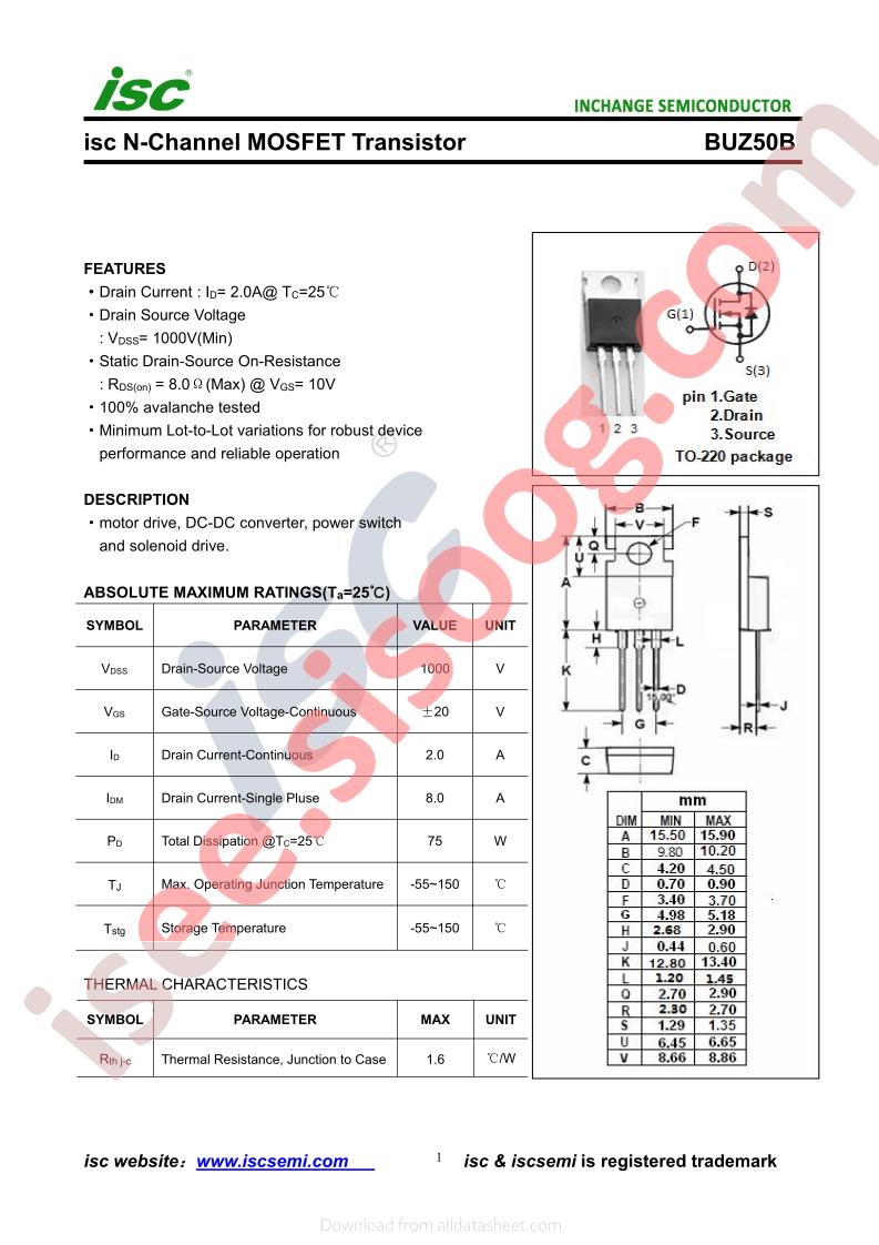BUZ50B