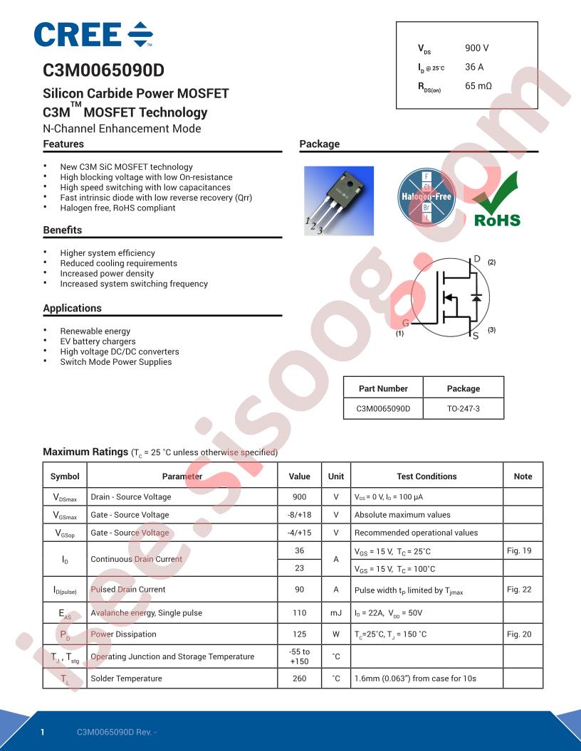 C3M0065090D