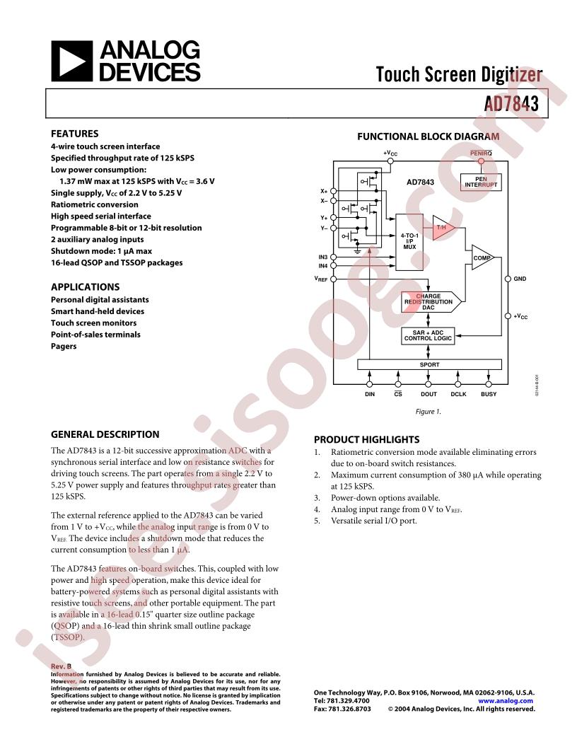 EVAL-AD7843CB3
