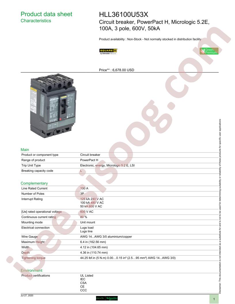 HLL36100U53X