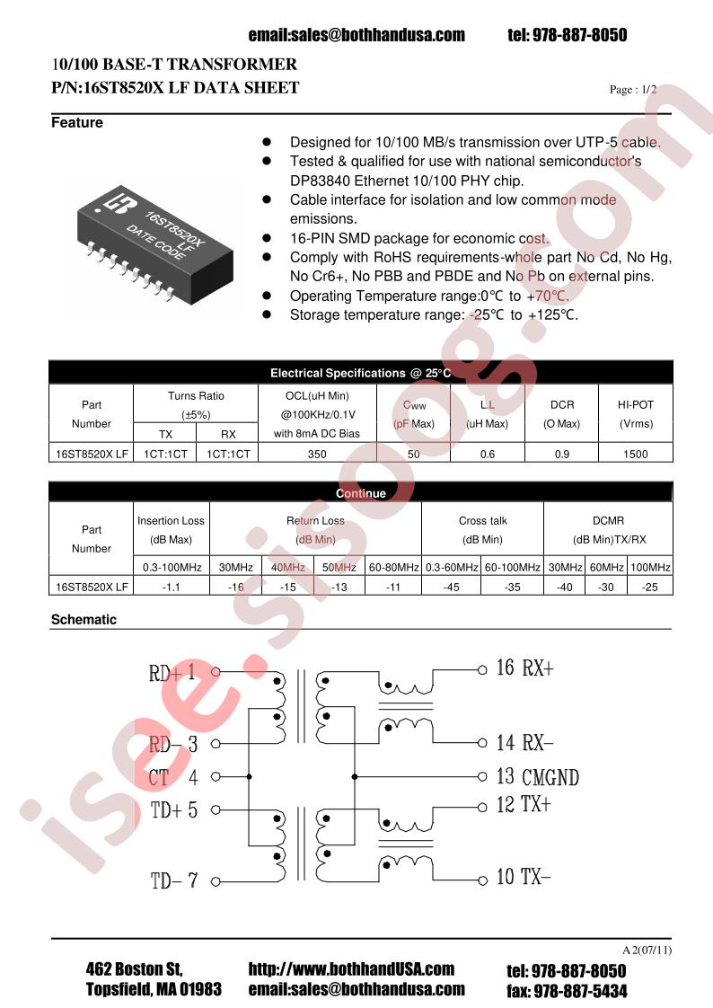 16ST8520XLF