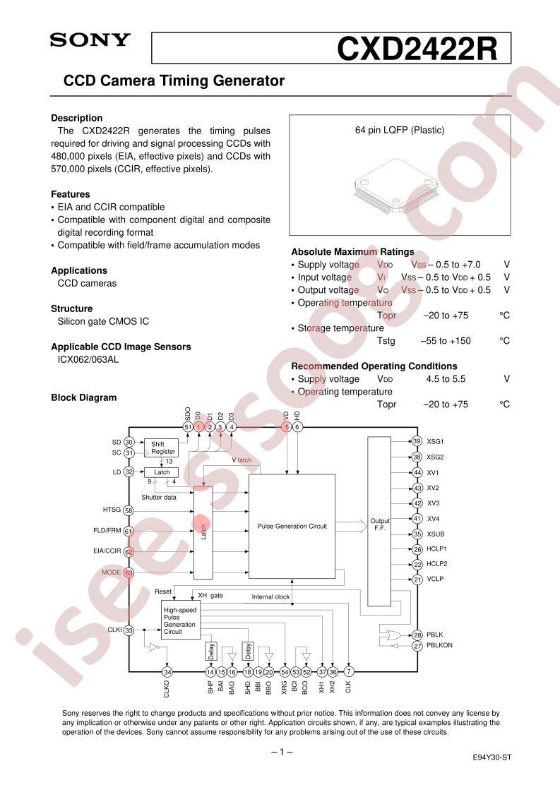 CXD2422R
