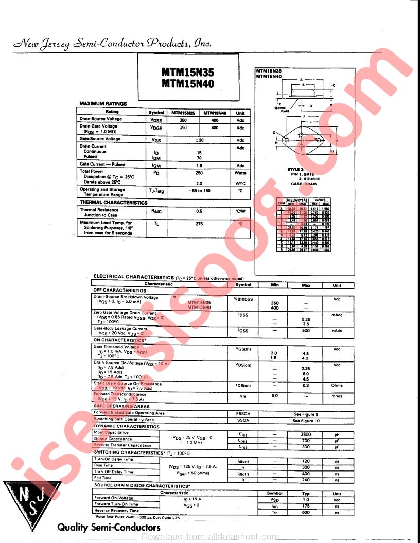 MTM15N35