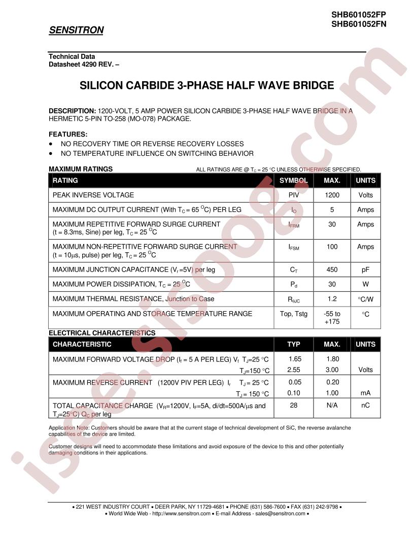 SHB601052FP