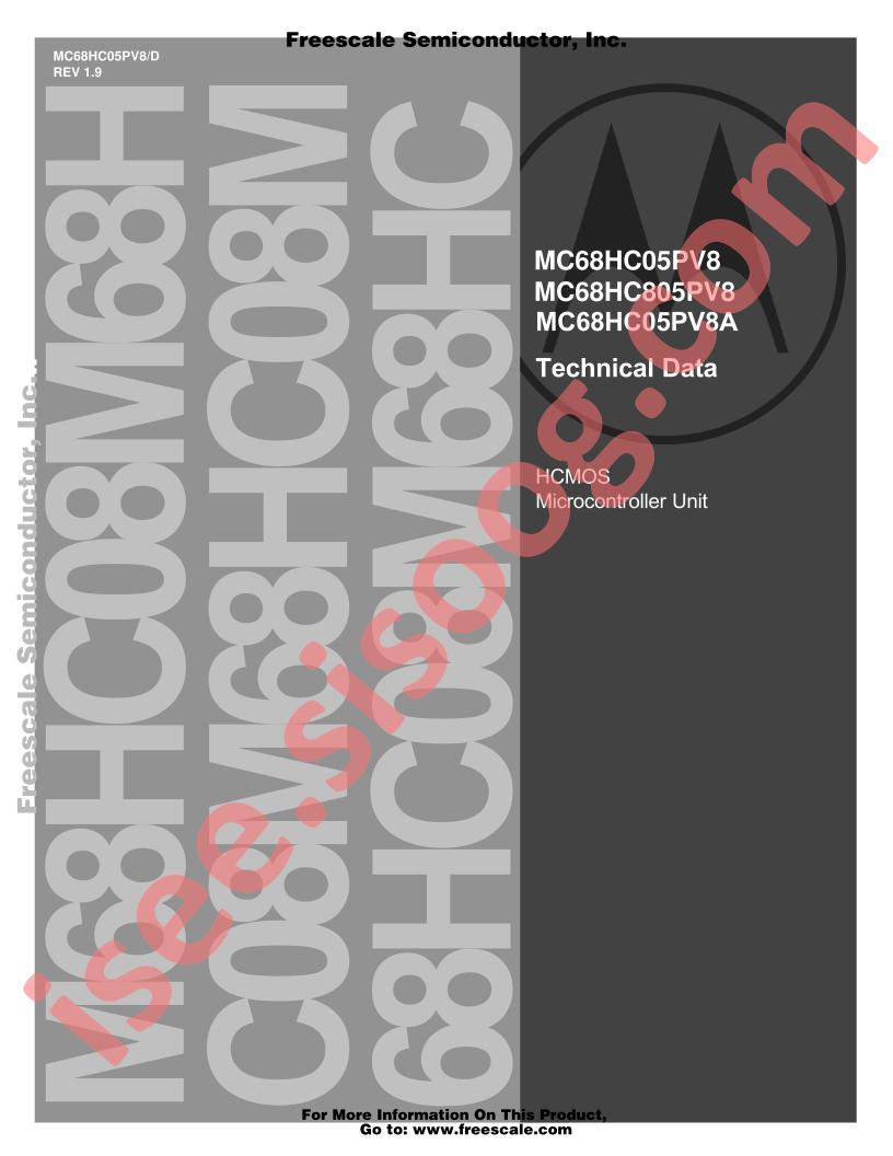 MC68HC05PV8