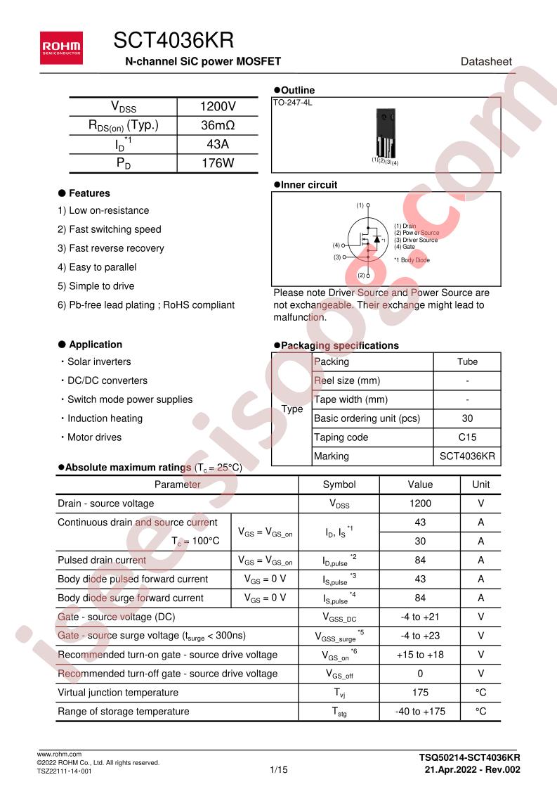SCT4036KR