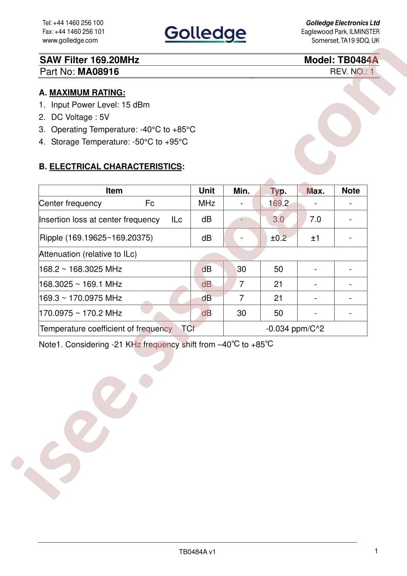 TB0484A