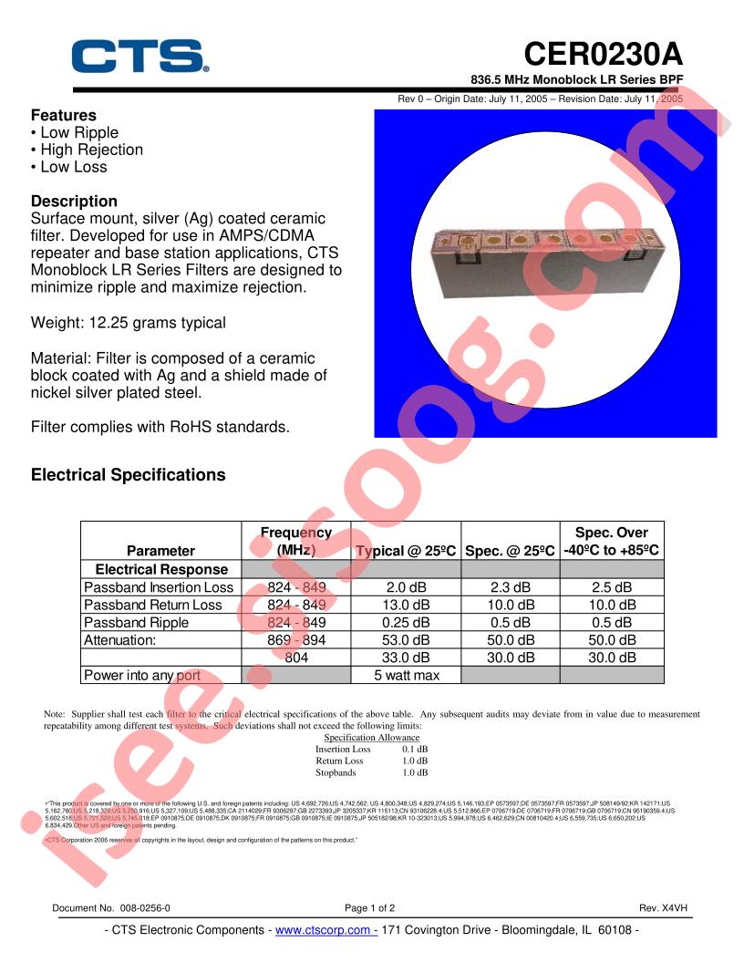 CER0230A