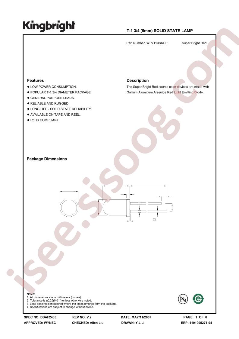 WP7113SRD-F
