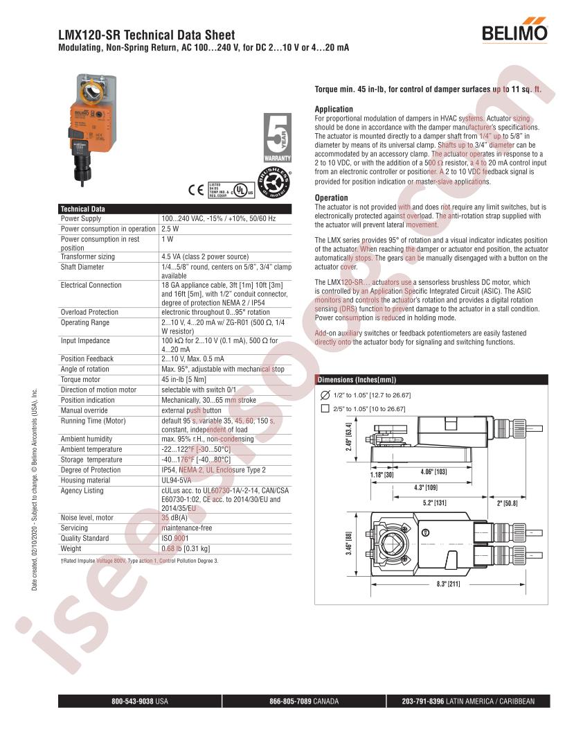 LMX120-SR