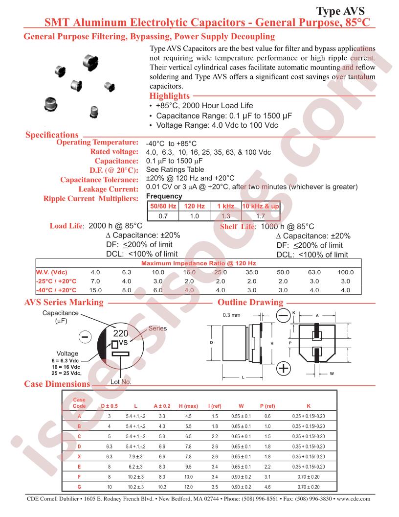 AVS334M50B12T