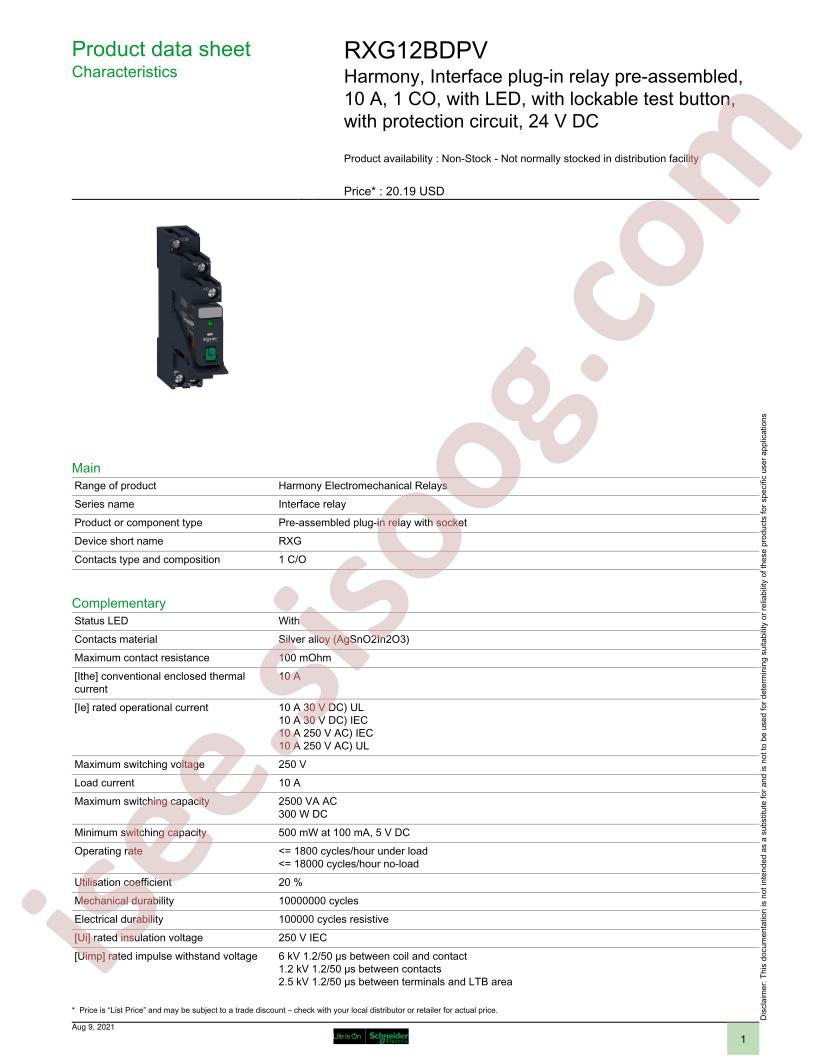 RXG12BDPV