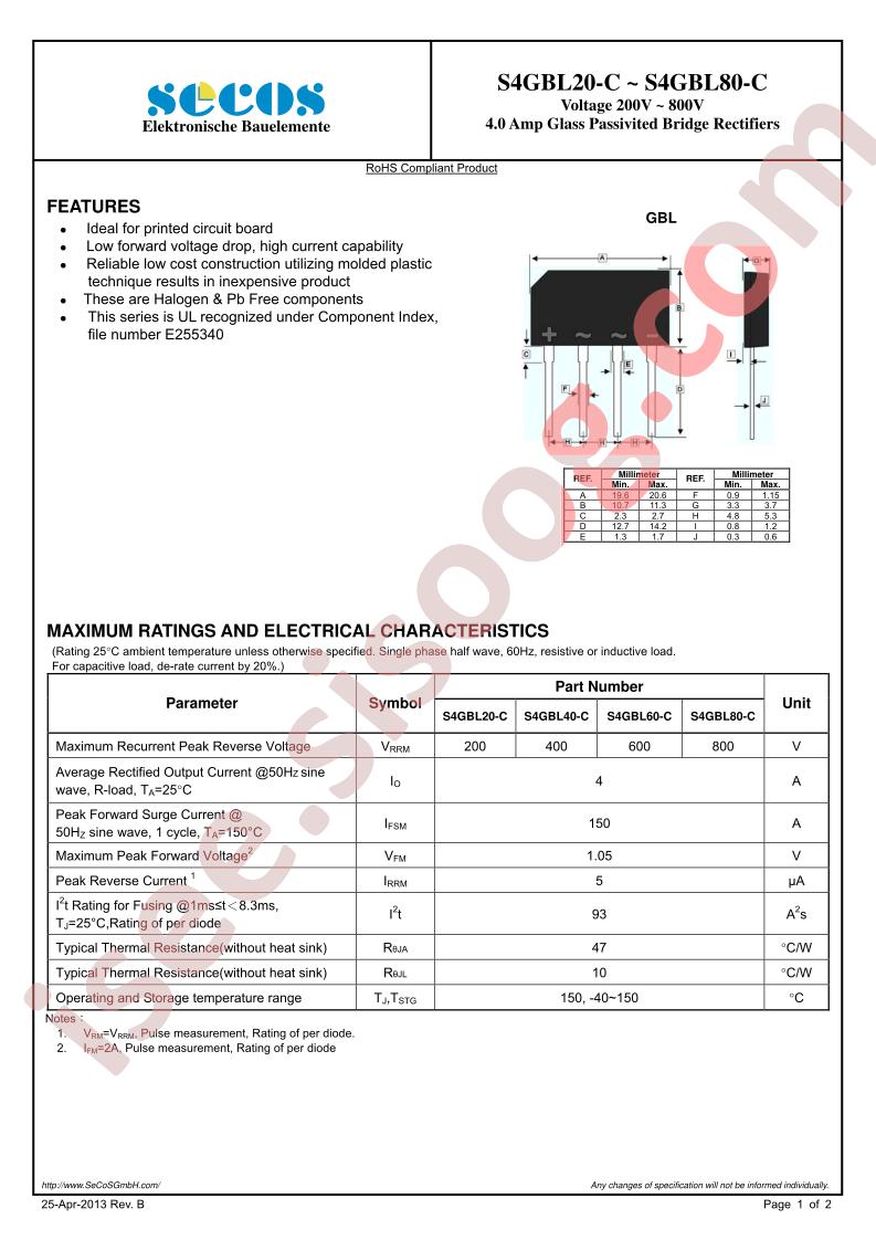 S4GBL40-C