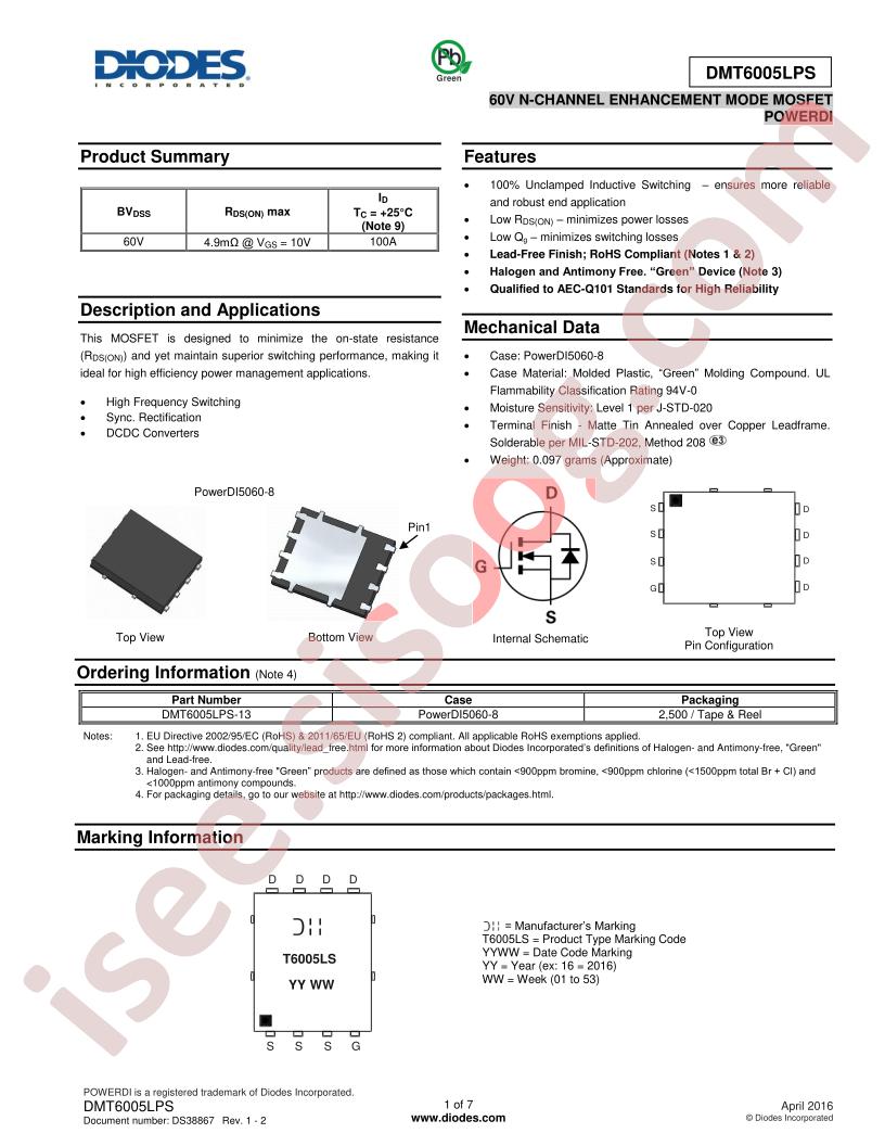 DMT6005LPS-13