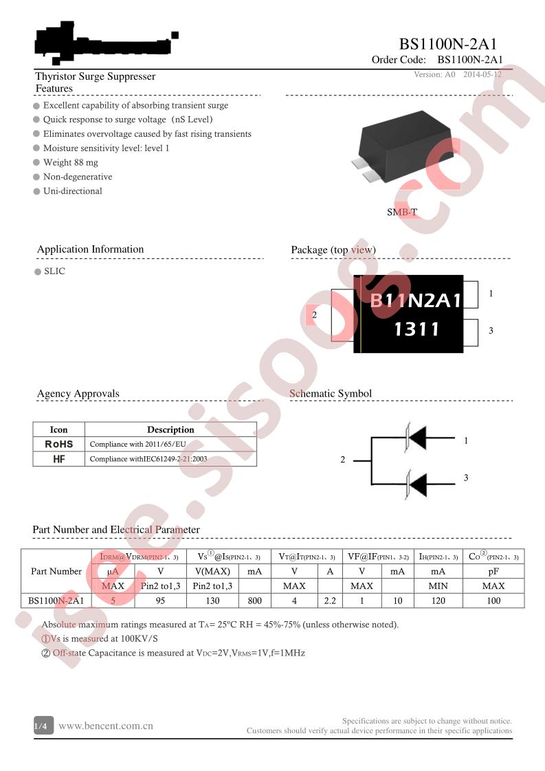 BS1100N-2A1