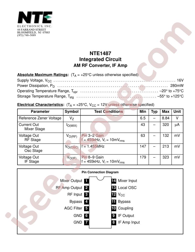 NTE1487