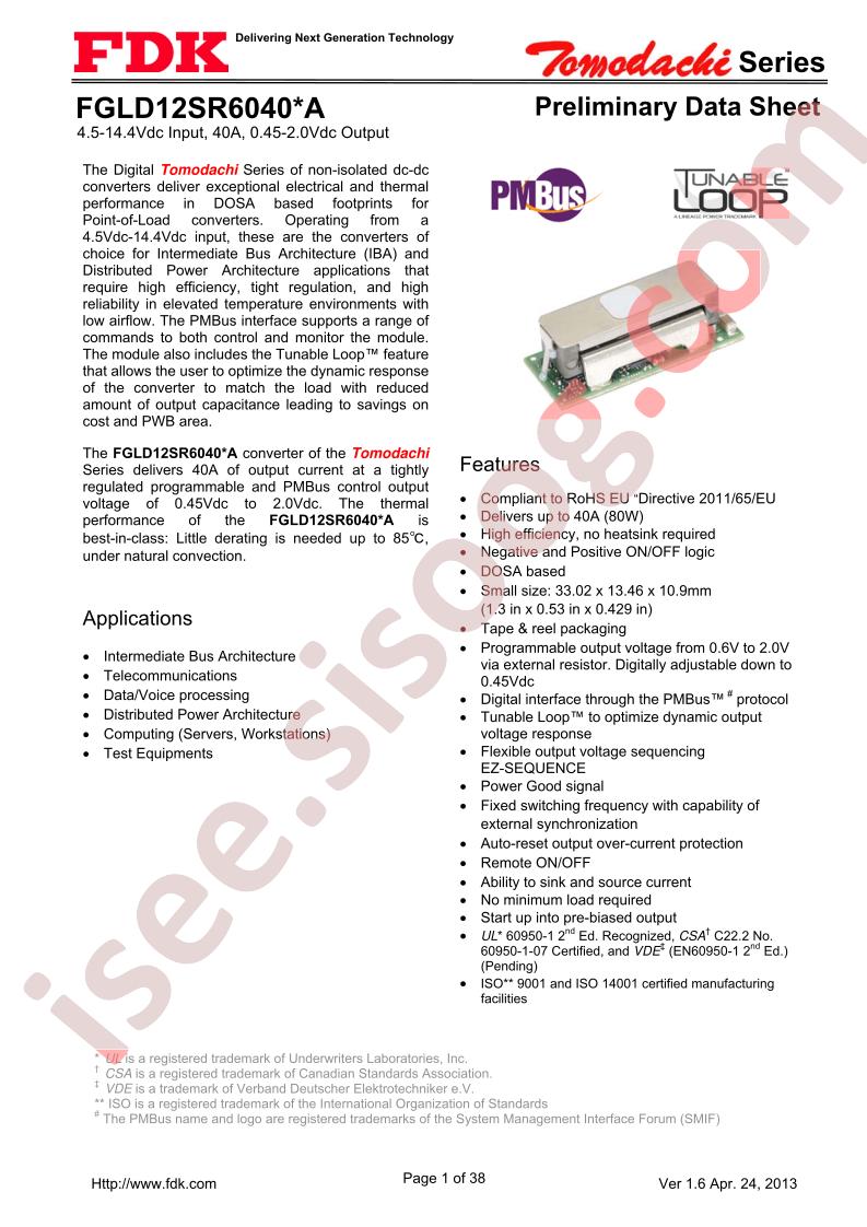 FGLD12SR6040A