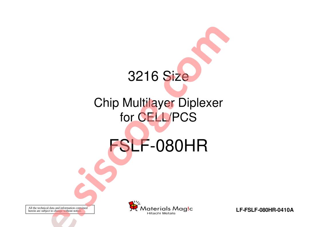 LF-FSLF-080HR-0410A