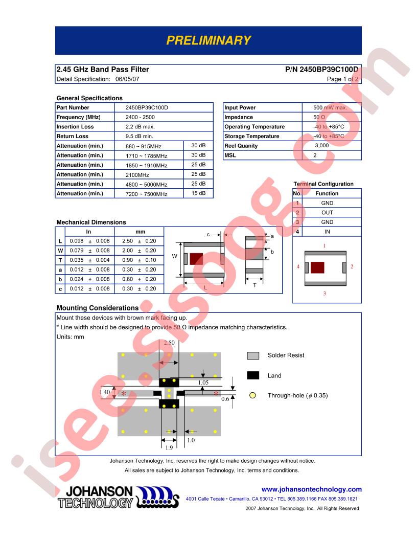 2450BP39C100D