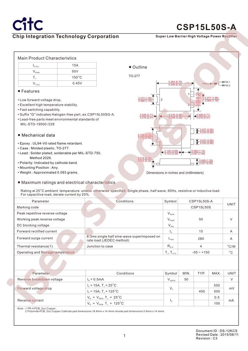 CSP15L50S-A