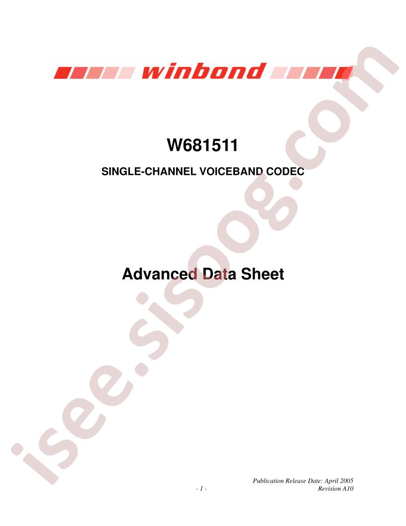 W681511IS