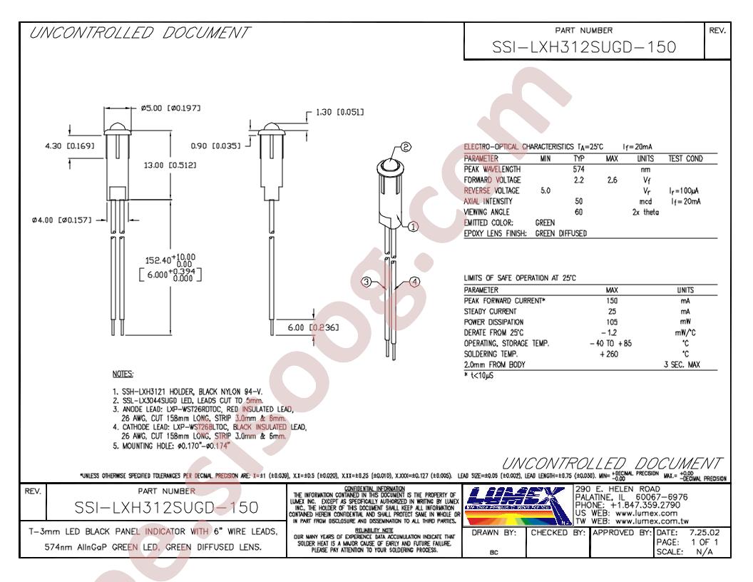 SSI-LXH312SUGD-150