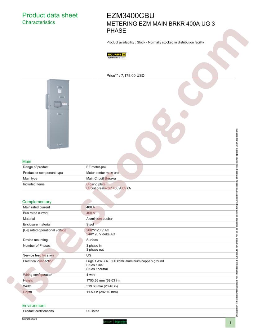 EZM3400CBU